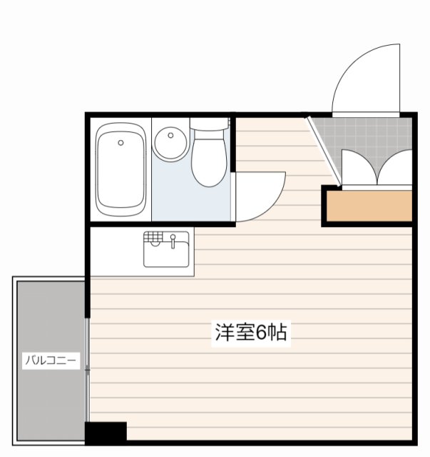 広島市中区堺町のマンションの間取り