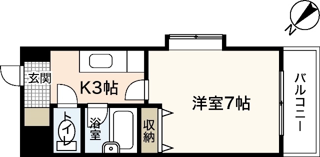 第２キャピタル祇園の間取り