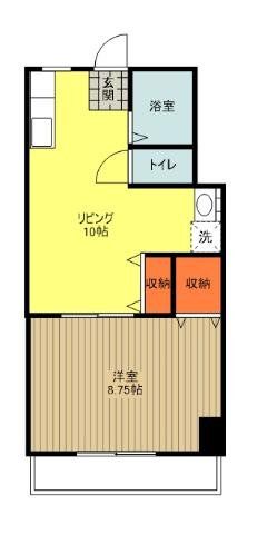 八王子市千人町のマンションの間取り