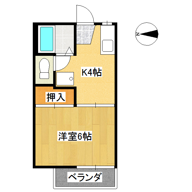 フォーブル川口B棟の間取り