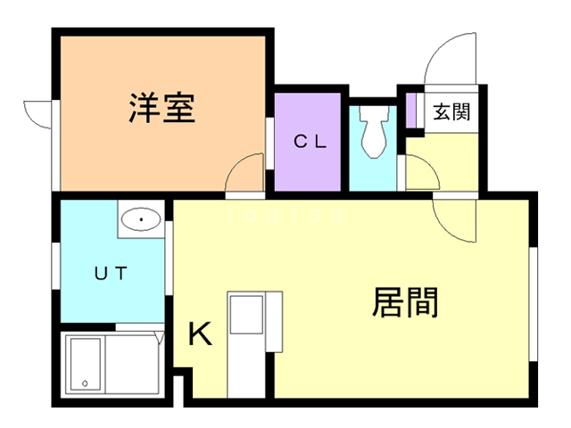 ハスコートたかすIの間取り