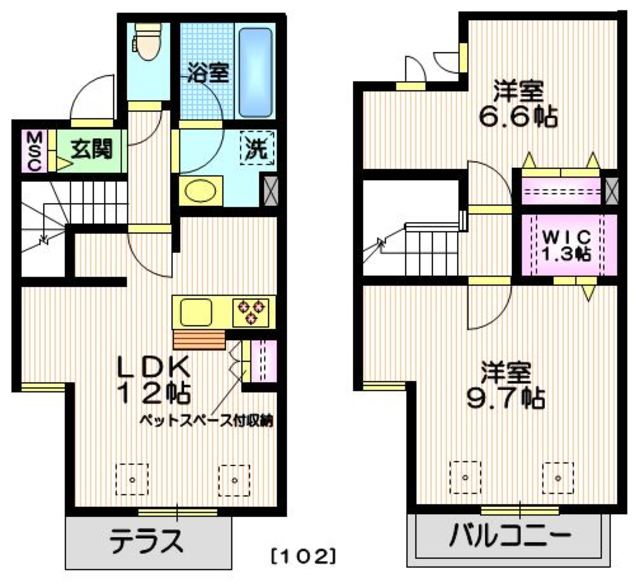 mi CASAの間取り