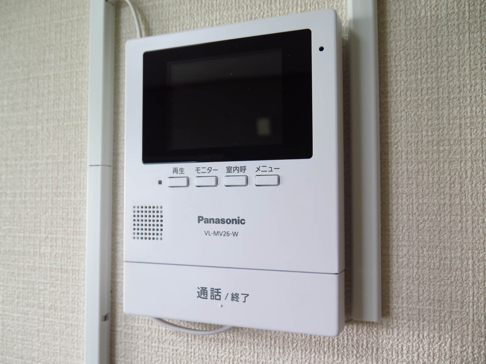 セキュリティ　モニター付きインターホン