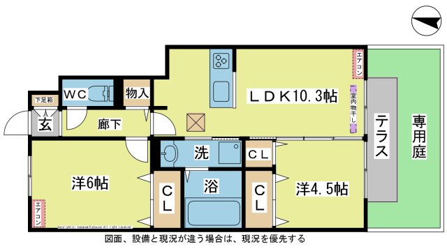 D-room　STELLAの間取り