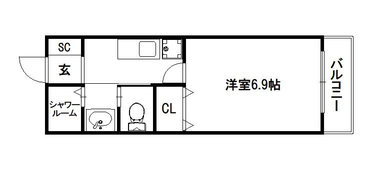 四条敷島ビルの間取り