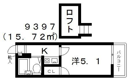 ハイツアルカディアの間取り