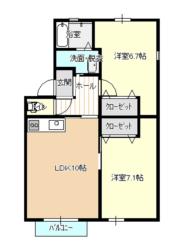 セラヴィIIの間取り