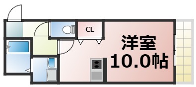 ＶＥＧＡ玉造の間取り