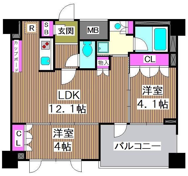 パークキューブ西ヶ原ステージの間取り