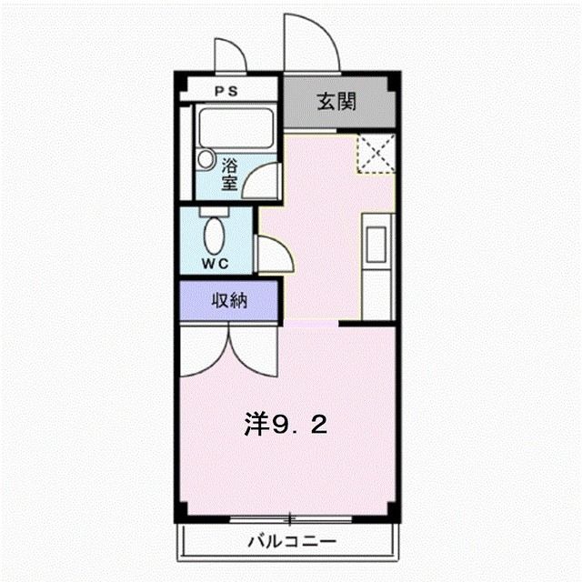 須賀川市長禄町のアパートの間取り