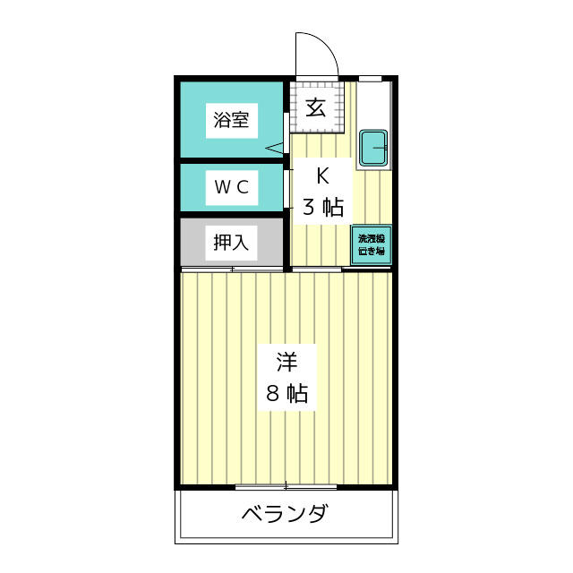 フレグランス豊盟　Ｂ棟の間取り