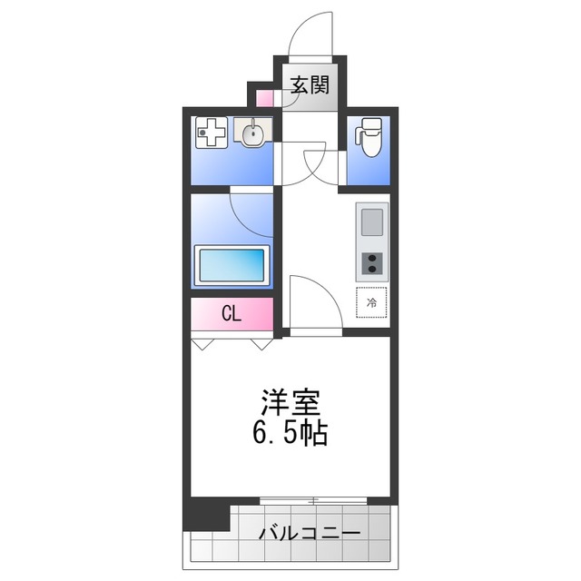 グランシス高井田の間取り