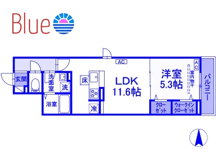 横浜市港北区大倉山のアパートの間取り