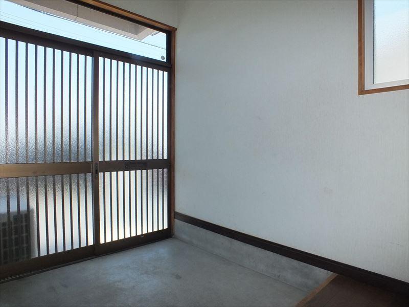 〇サンライズ大堀B棟の玄関写真