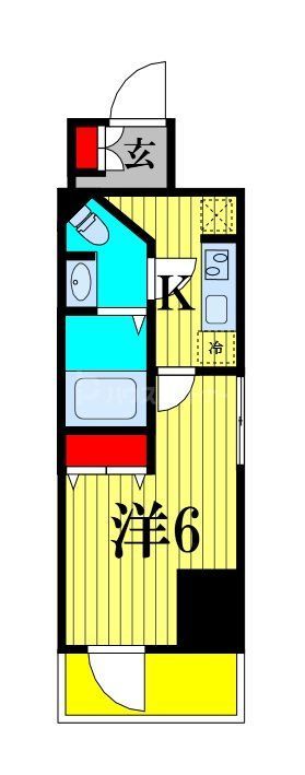 Alivis船橋Eastの間取り