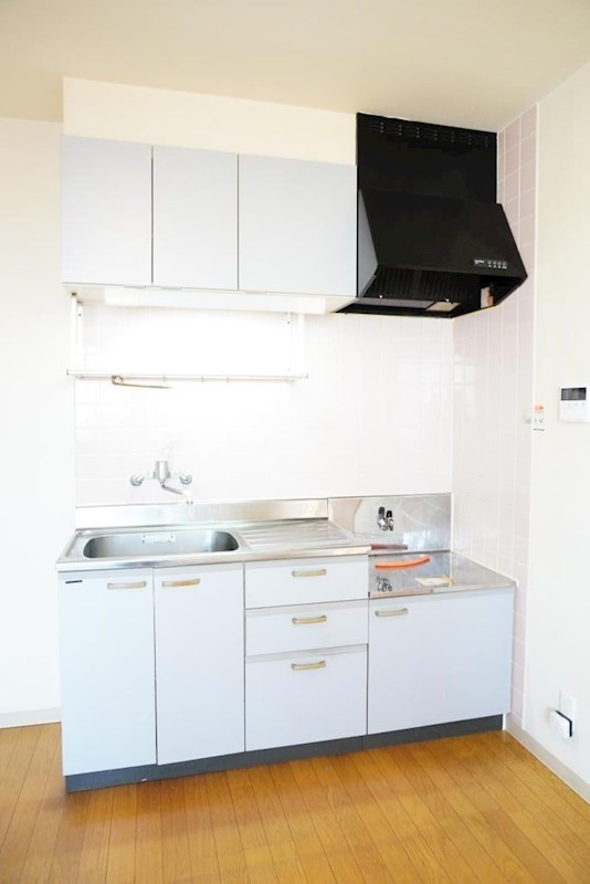 キッチン　ガスコンロ設置可のキッチン