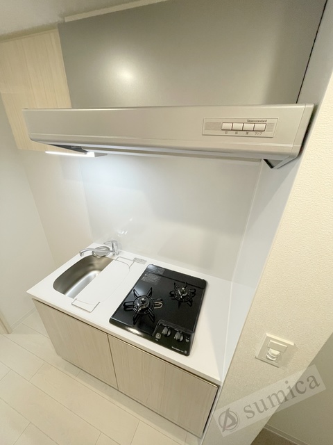 キッチン　２口システムキッチンでお料理楽しく♪♪