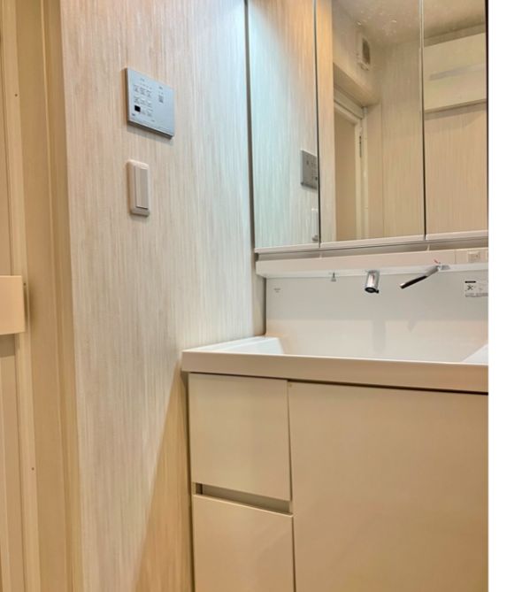 洗面設備　独立洗面化粧台付き