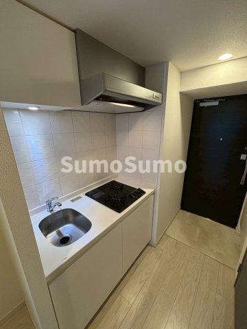 キッチン　コンパクトなキッチンで掃除もラクラク