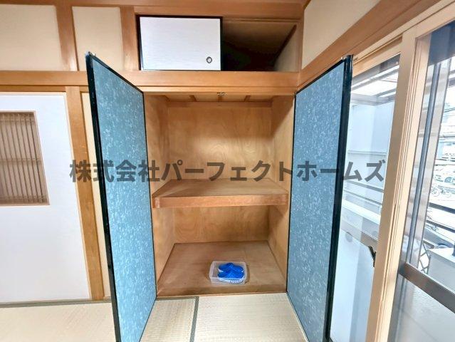 収納　大きなスペースがあり、収納には困りません