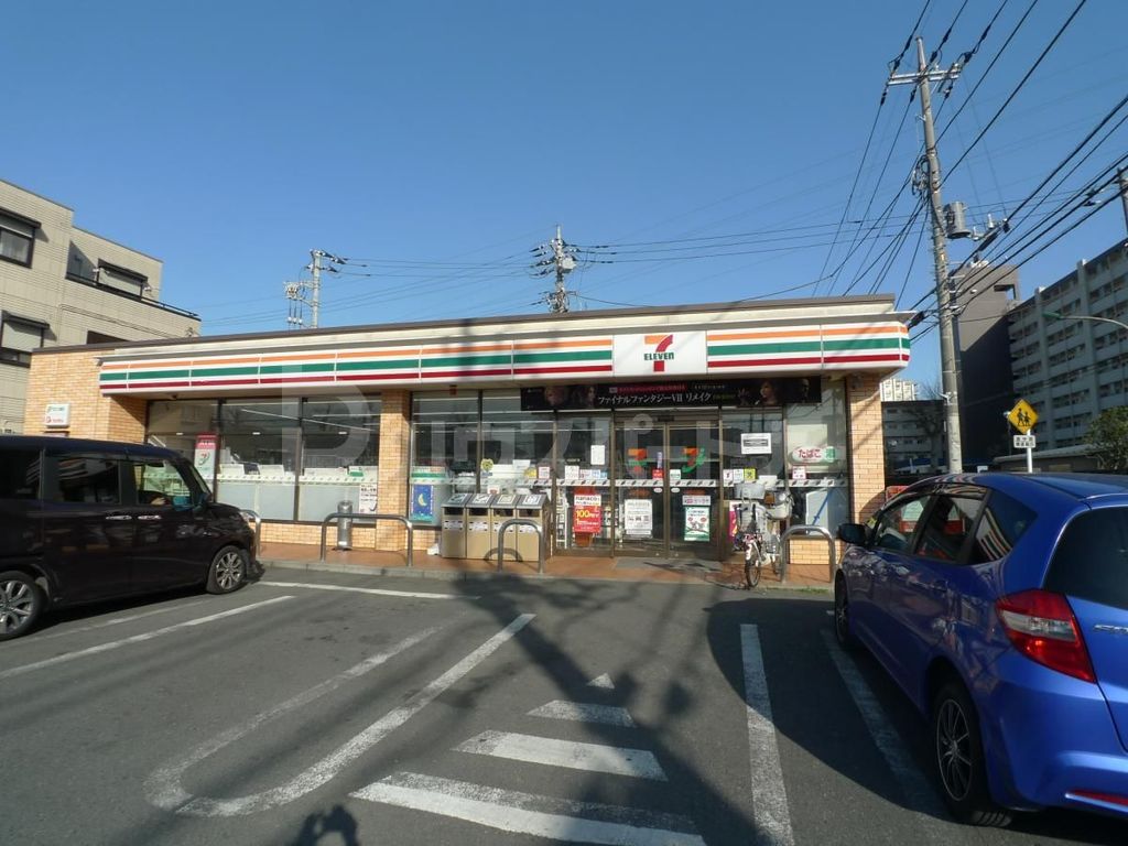 コンビニ　セブンイレブン新松戸ゆりのき通り店（コンビニ）まで190m