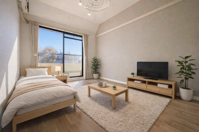 居室・リビング　家具配置イメージ画像です