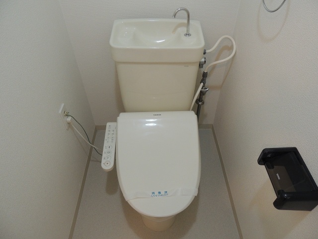 トイレ　同物件別号室の写真です。