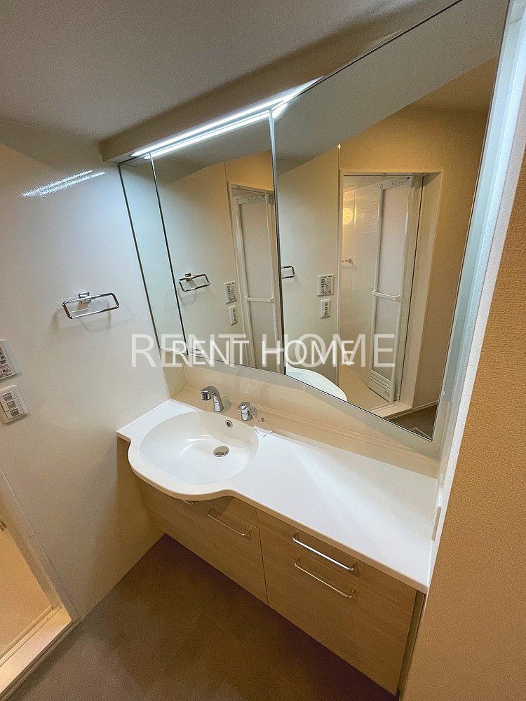 洗面設備　同仕様タイプの写真です。