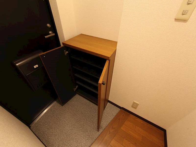 玄関　玄関　シューズボックス付