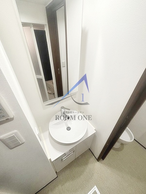 洗面設備　洗面台です。
