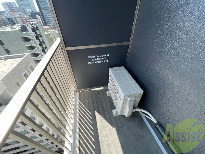 バルコニー　こまめな換気でお部屋の空気をリフレッシュ。