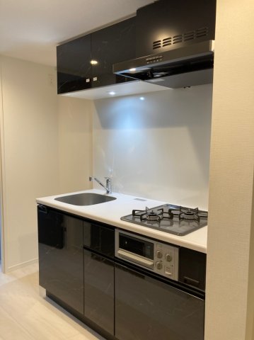 キッチン　コンパクトなキッチンで掃除もラクラク