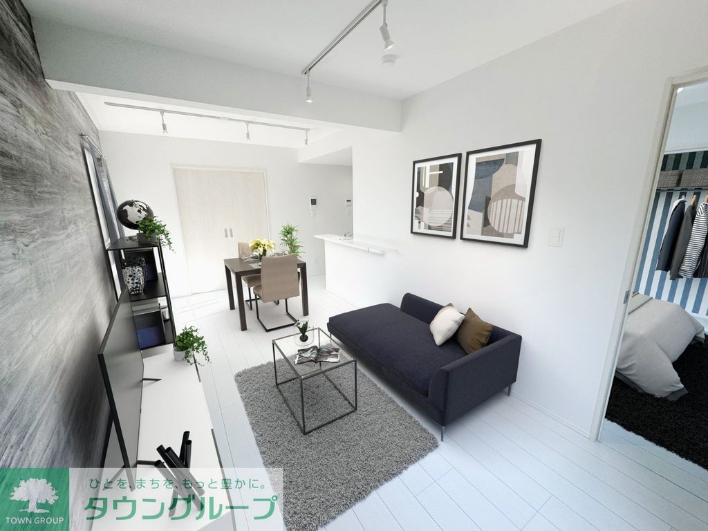 居室・リビング　※家具家電は物件に付帯しません。