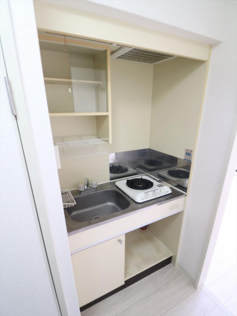 キッチン　1口ガスコンロ付き
