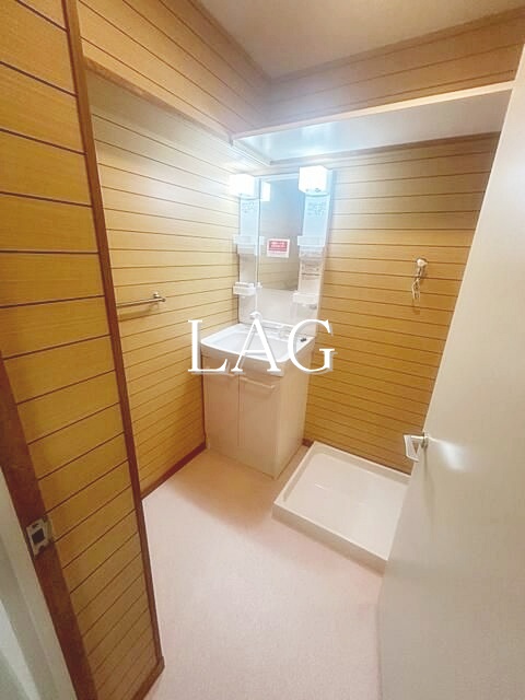 洗面設備　洗面台です。