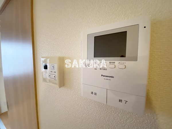 セキュリティ　安心のモニター付きインターホンです♪