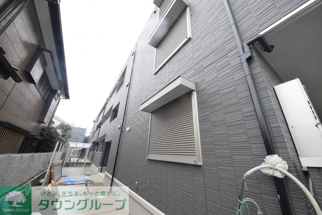 エントランス　建築中
