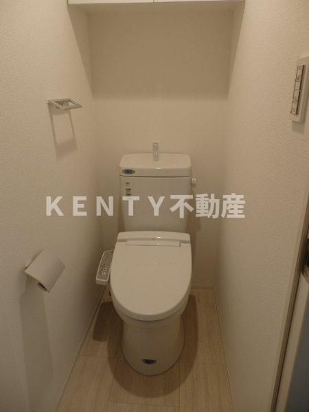 トイレ　ゆったりとした空間のトイレです