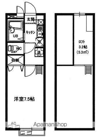 メインシティガーデン 新井壱番館の間取り写真