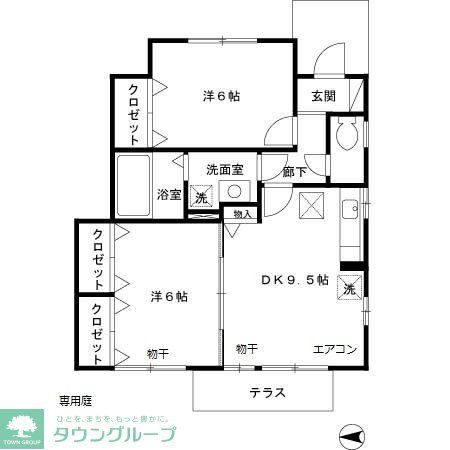 ヴェール・トワBの間取り写真