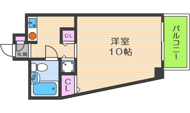 地下鉄御堂筋線 中津駅 徒歩10分 10階建 築32年の間取り写真