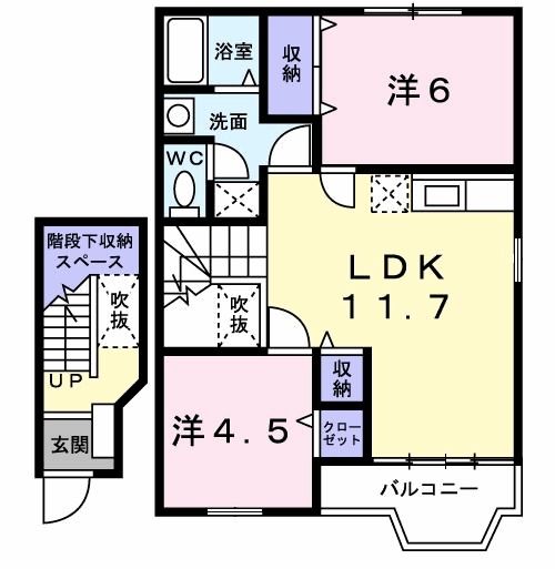 M・Tヴィレッジの間取り写真