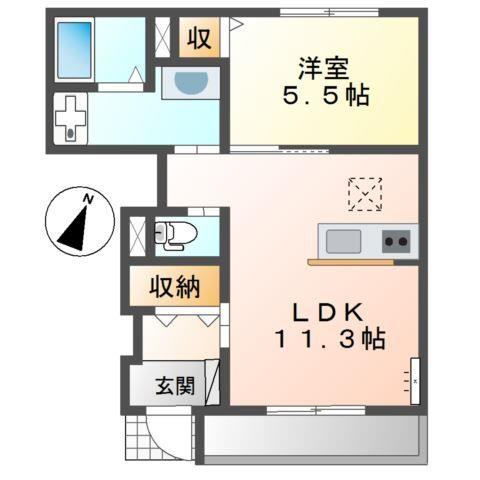 West Houseの間取り写真