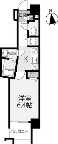 アベニール幸の間取り写真
