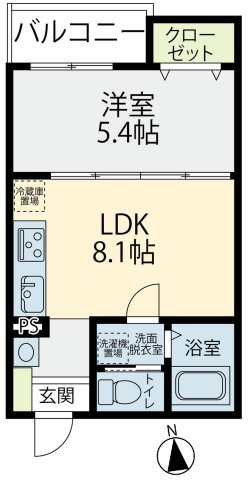 MELDIA新宿の間取り写真