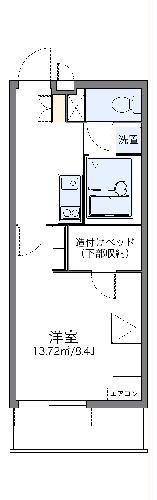 レオパレスＫの間取り