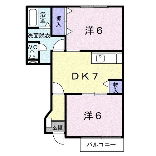 【メゾンドヴェール西浜の間取り】