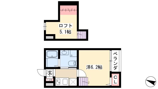 アルシオーネ元郷の間取り