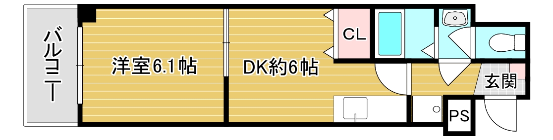 ルシール二条の間取り