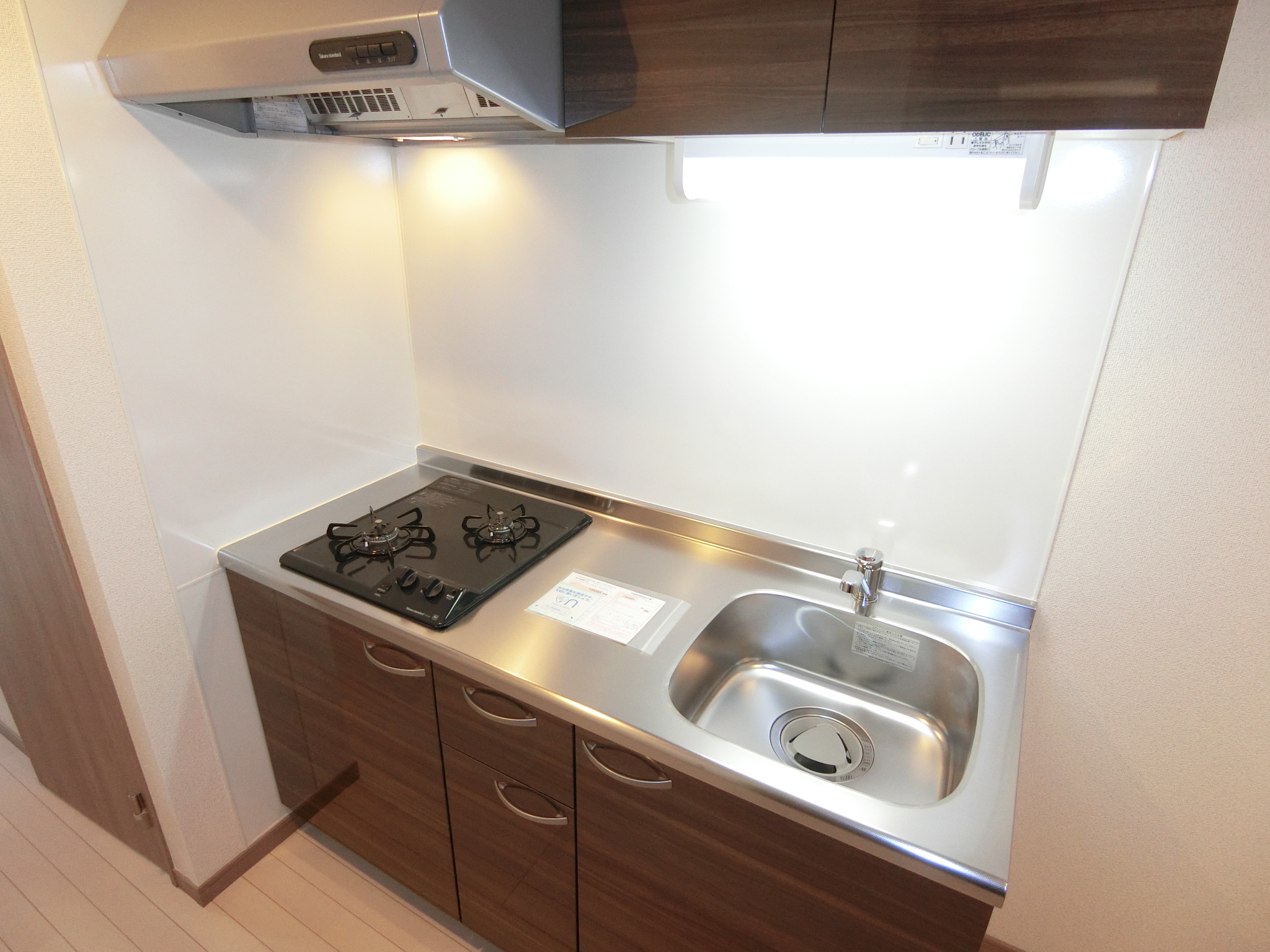 キッチン　システムキッチン・２口ガスコンロ